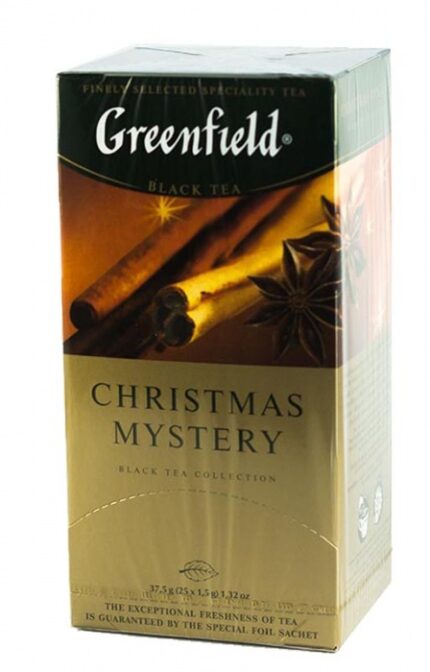 Чай "Гринфилд" Кристмас (гвоздика,корица) 25пак*1,5г с/я 1/10