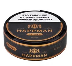 Жевательный табак "HAPPMAN" с аромат. табак