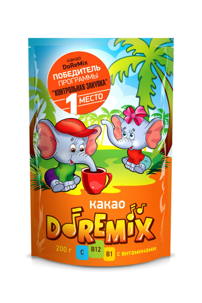 Какао "DoReMix" 200г м/у 1/12