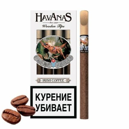Сигариллы HAVANAS Irish Coffee (пачка 4 шт) 1*12*5