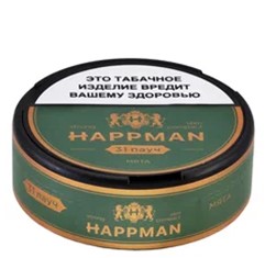 Жевательный табак "HAPPMAN" с аромат. мята
