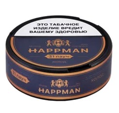 Жевательный табак "HAPPMAN" с аромат. холод