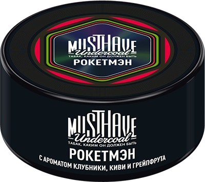 Табак д/к Must Have Рокетмэн (с аром.клубники,киви и грейфрута), 25г 1*4*20