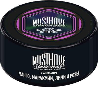 Табак д/к Must Have Манго,маракуйя,личи и розы 25г 1*4*20