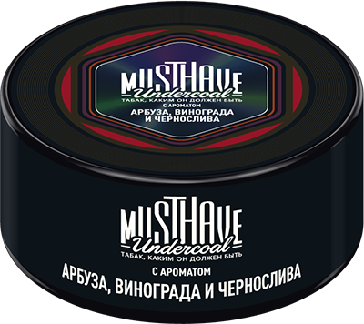 Табак д/к Must Have Арбуз, виноград, чернослив 25г 1*4*20