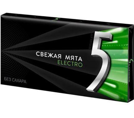 Риглис 5 Электро Свежая мята (6 пластинок) 1/18*18