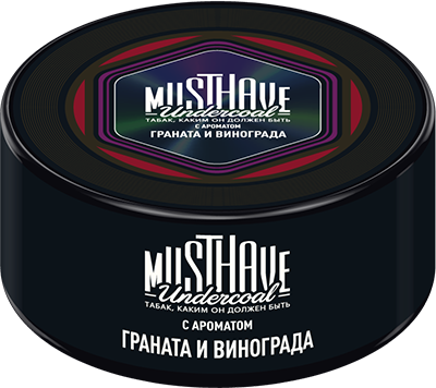 Табак д/к Must Have Гранат с виноградом 25г 1*4*20
